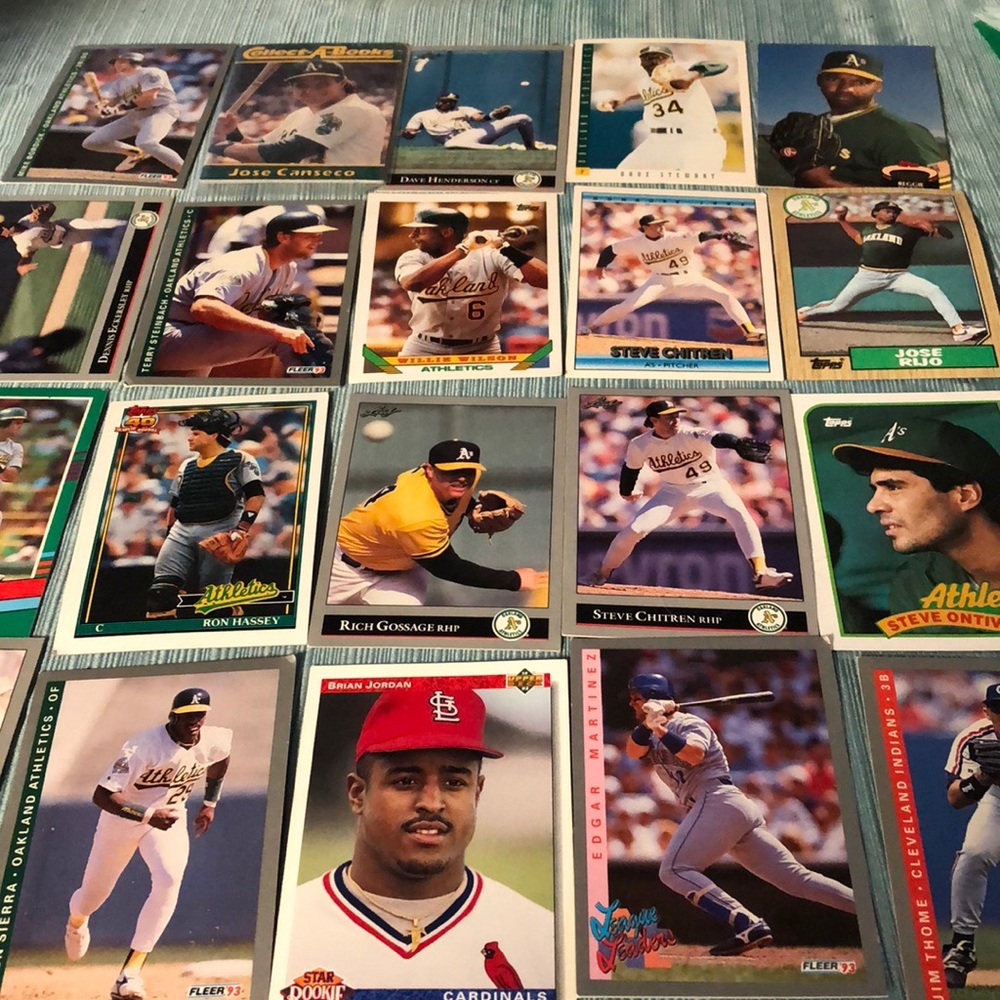40 vintage baseball cards for collecter